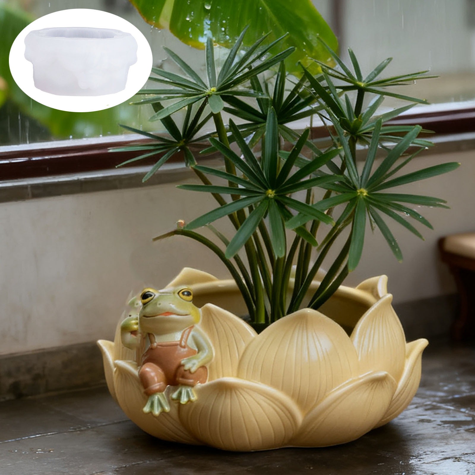 Home Fragrance Gift - Plant Flower Pot Mold Flexible Silicone