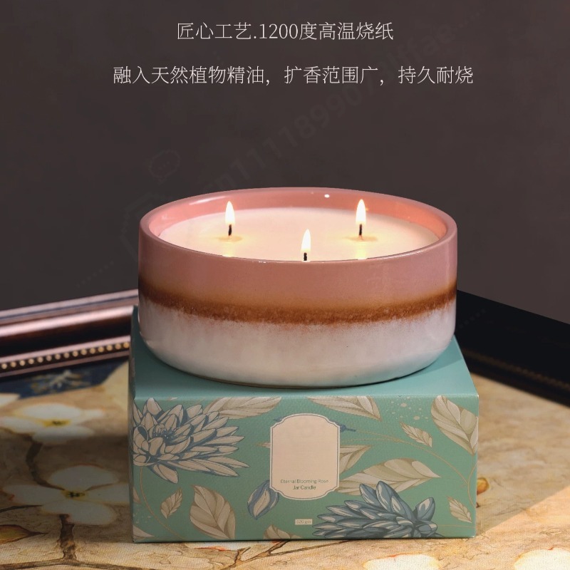 Large Ceramic Jar Scented Cand - Home Fragrance Gift review and price